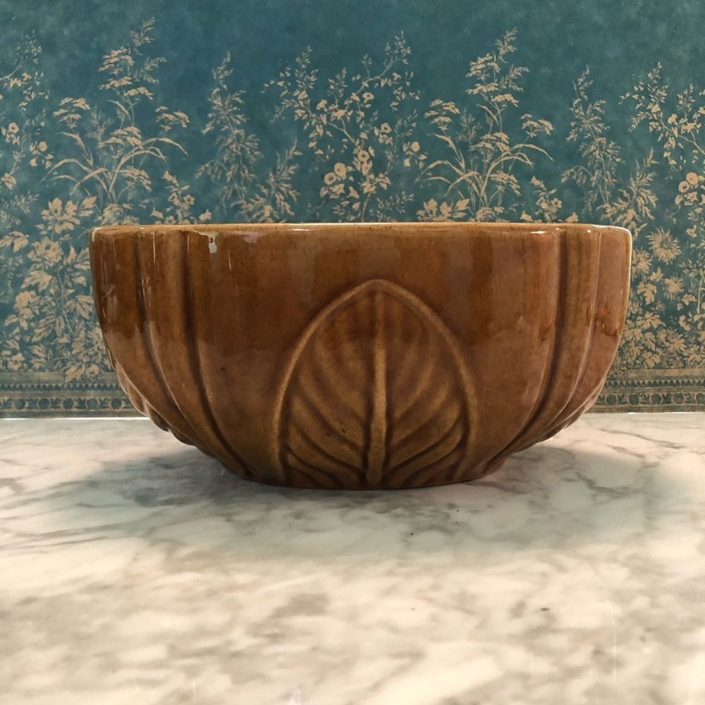 Vintage Haeger Oval Leaf Planter #231